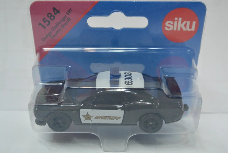 Siku 3" DieCast car Dodge Challenger SRT Hellcat Police Car #1584 - Image 1 of 1