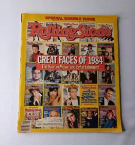 Rolling Stone Magazine Issue 437 / 438 Great Faces Of 1984 - Picture 1 of 10