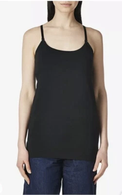 NWT Motherhood Maternity Women's Maternity Clip Down Nursing Tank Top Black M - Image 1 of 4