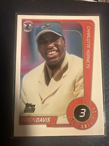 1999-00 Topps Draft Picks #116 Baron Davis RC Rookie Golden State Warriors