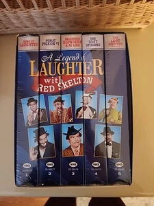RED SKELETON A LEGEND OF LAUGHTER COLLECTOR 5 SERIES VHS PACK  - Picture 1 of 4