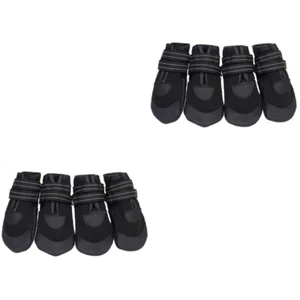 8 pcs Winter Warm Pet Dog Shoes Waterproof Small Boots Cloth Non-Slip - Picture 1 of 12