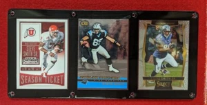 STEVE SMITH 3 CARD PLAQUE CAROLINA PANTHERS BALTIMORE RAVENS - Picture 1 of 1
