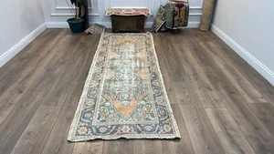 Vintage Teppich, handgefertigter Läuferteppich, Orientteppich, Langläuferteppich, Teppiche zum Wohnen - Bild 1 von 10
