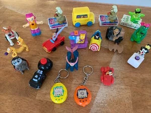 Großes Set Mcdonalds Burger King Wendy’s Fast Food Happy Meal Spielzeug Vintage 80’er + - Bild 1 von 3