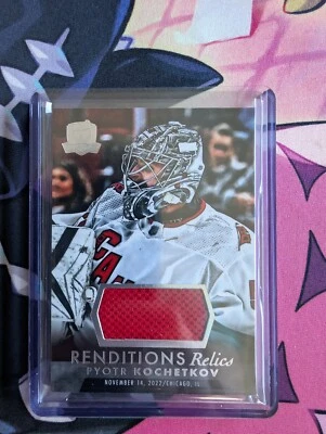 2022-23 Upper Deck The Cup Renditions Relics Pyotr Kochetkov #RR-KV Rookie RC - Image 1 of 2