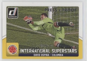 2015 Donruss International Superstars Press Proof Silver /199 David Ospina #10