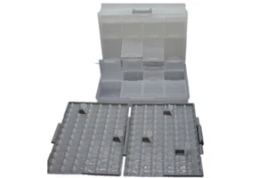 AideTek BOXALL24+BOXALL144 small parts box organizer for sorted parts Combo USA - Picture 1 of 12