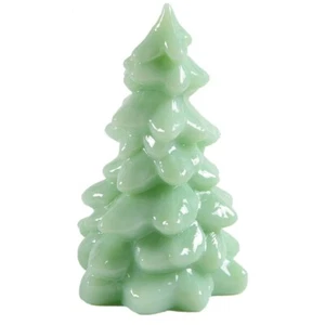 Mosser Glass Christmas Holiday Tree Jadeite Green -  Large 8" - Picture 1 of 1