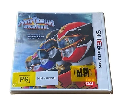 Nintendo 3DS Power Rangers Megaforce Game Bandai NEW & SEALED*** Free Post Rare* - Image 1 of 2