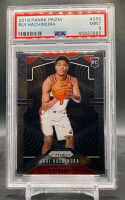 2019-20 Rui Hachimura Prizm RC Rookie Base PSA 9 MINT #255 - Image 1 of 3