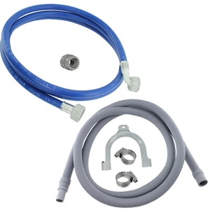 Fill Water Pipe & Outlet Drain Hose For Gorenje Dishwasher Extension Kit - Picture 1 of 7