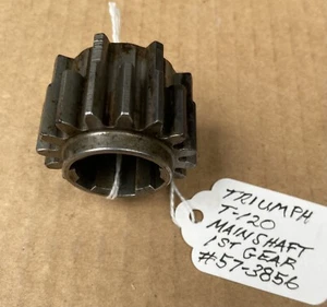 TRIUMPH NOS MAIN SHAFT 1st GEAR - 16 Tooth - PT# 57-3856 Original OEM - Picture 1 of 4