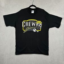 VINTAGE Columbus Crew SC Shirt Mens XL Black Soccer MLS 1998 Pro Player Tshirt