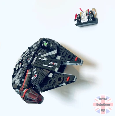 BRICK SOLUTIONS UK Soporte de pared ajustable para LEGO Star Wars (75389) The Dark Falcon