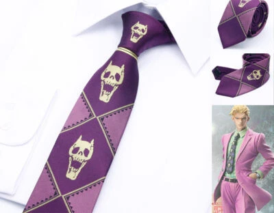 JoJo's Bizarre Adventure KILLER QUEEN Cool Heavens Corbata de Puerta Kira Yoshikage Regalo Foto 1 de 4