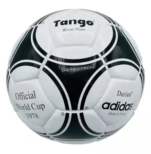 Adidas Durlast Tango River Plate FIFA World Cup 1978 Soccer Match Ball Size 5 - Picture 1 of 4