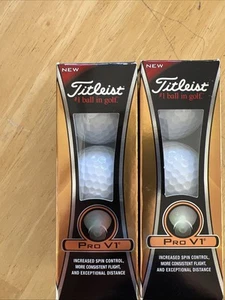 Titleist Pro V1x Golf Balls 2 Sleeves Of 3 Balls - Picture 1 of 3