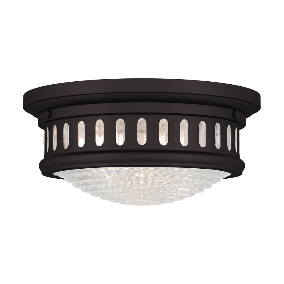 Livex Lighting - Berwick - 2 Light Flush Mount in Coastal Style - 11 Inches wide - Image 1 of 1
