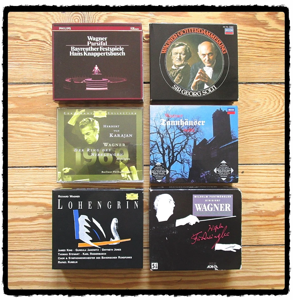 RICHARD WAGNER  Konvolut / Boxen - insgesamt 21 CDs - Parsifal Tannhäuser Loheng - Bild 1 von 4
