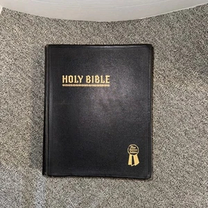 Holy Bible New Standard Reference Blue Ribbon 1948 Edition Hertel - Picture 1 of 7