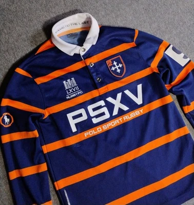 Polo Sport Ralph Lauren Rugby FC LXII PSXV Manga Larga Termo Ventilación Hombres Pequeño  Foto 1 de 4