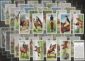 LAMBERT & BUTLER-FULL SET- HORSEMANSHIP 1938 (50 CARDS) EXCELLENT - Picture 1 of 1