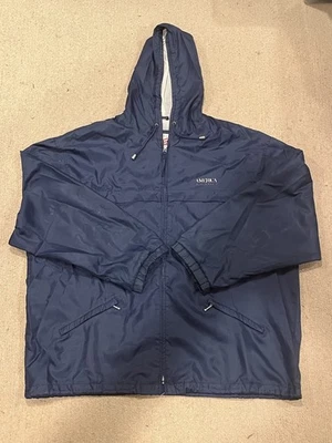 Vintage Perry Ellis America Windbreaker Jacket Men's Xxl Blue 2xl - Image 1 of 4