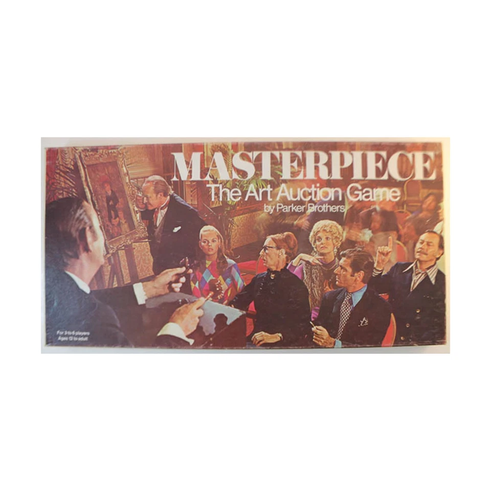Parker Brothers Masterpiece El Clásico Juego De Subasta De Arte 1970 ED VG/EX - Imagen 1 de 1