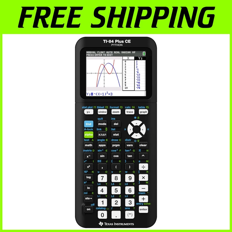 TI-84 Plus  Graphing Calculator - Black - Image 1 of 4