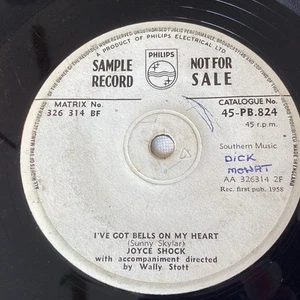 Joyce Shock: Take Your Foot From The Door / I’ve Got Bells On My Heart Promo - Picture 1 of 4