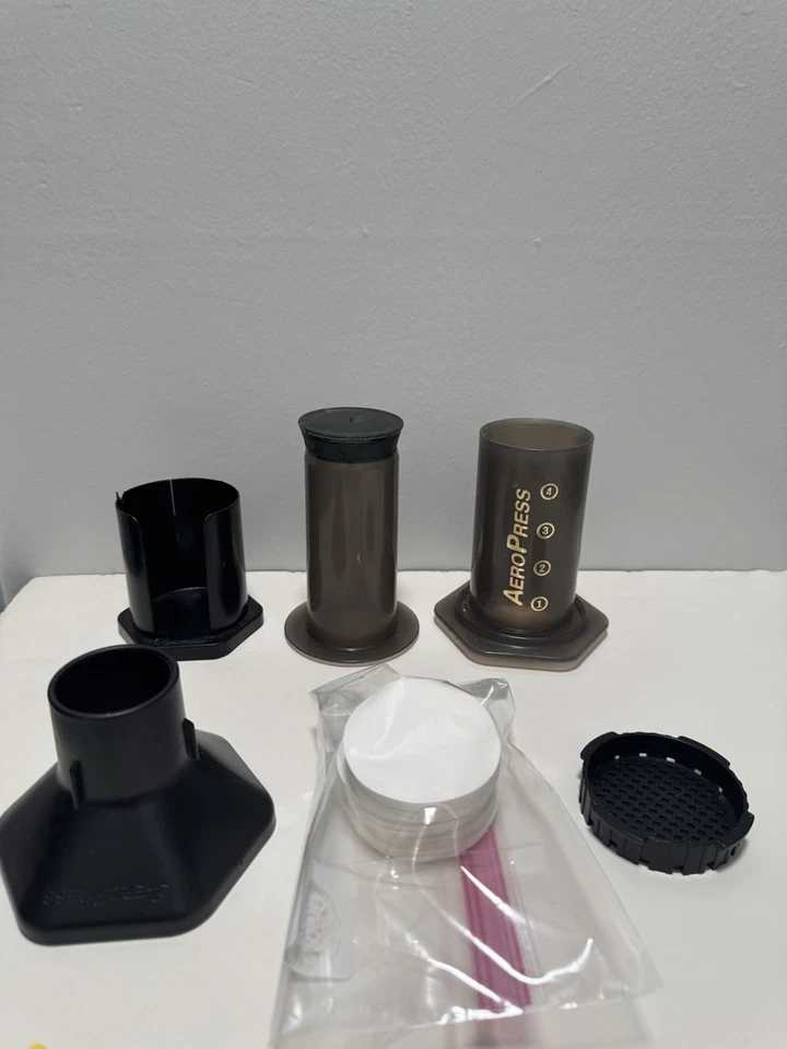 Filtro de configuración de cafetera Aeropress en bolsa ¡BONITO! Foto 1 de 4