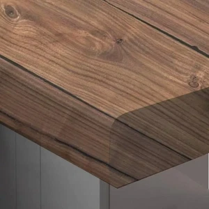 Walnut Almond Expressive Breakfast Bar 1.5m x 900mm x 38mm Lminated Easy - Picture 1 of 1
