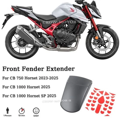 Extensor de para-lama dianteiro CB 750 para Honda CB 1000 Hornet 2025 extensão de para-lama - Imagem 1 de 4