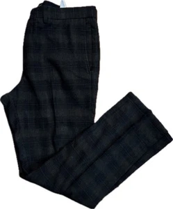 Banana Republic Dress Pants Men 35X32 Gray Check Aiden Fit Nova Fides Plaid EUC - Picture 1 of 10