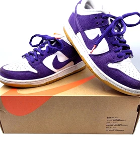 Nike SB Dunk Low Pro ISO Court Purple Herren Größe 8 - Top Zustand mit Karton - Bild 1 von 16