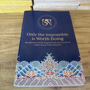 Only The Impossible Is Worth Doing Paperback Vajrayana Buddhism Paperback - Picture 1 of 14