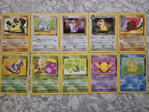 10x WOTC Vintage Pokemon Bundle 100% Genuine | Pokémon TCG Team Rocket - Picture 1 of 1