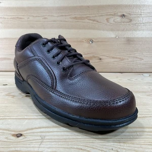 NWOB Rockport Ridgefield Eureka Walking Shoes Men’s 11.5 M Brown Leather K71201 - Picture 1 of 10