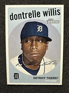 DONTRELLE WILLIS #18 2008 Topps Heritage QTY Detroit Tigers - Picture 1 of 2