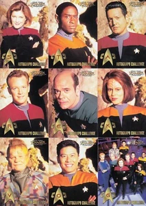 STAR TREK VOYAGER PERFILES 1998 SKYBOX AUTÓGRAFO DESAFÍO JUEGO 9 DE 10 - Imagen 1 de 2