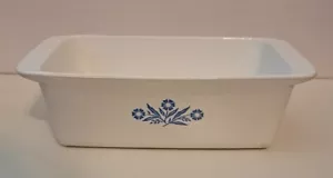 Pan de maíz azul vintage CorningWare pan de maíz pan de maíz pan pan 2 cuartos 9x5x3 P-315 - Imagen 1 de 7