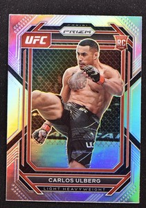 2023 Prizm UFC Base Vertical Silver #134 Carlos Ulberg - Light Heavyweight
