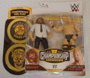 WWE Mattel Elite Championship Showdown MIB WWF 2 Pack MANKIND STONE COLD AUSTIN - Picture 1 of 1
