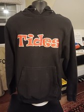 NORFOLK TIDES BASEBALL HOODIE SIZE SMALL ADULT SEWN LETTERS THICK ORIOLES AAA