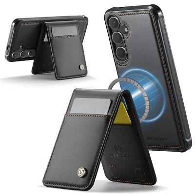 For Samsung A16 A53 A54 A55 Mangetic Removable Wallet Card Stand PU Leather Case - Image 1 of 4