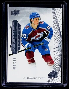 2022-23 Premier Rookies #112 Jean-Luc Foudy Colorado Avalanche Rookie /399 - Bild 1 von 2