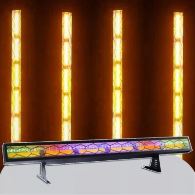 6x60W COB 116RGB Wall/Strobe DMX512 Stage DJ Club Lighting - Image 1 of 4