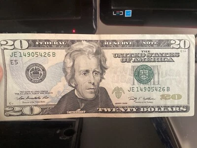 2006 $20 USA  X 3 DIFFERENT BILL MISALIGNED GREEN SEALS ERRORS BLEEDING INK 2009 - Image 1 of 4