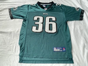 Philadelphia Eagles Jersey Youth Large #36 Brian Westbrook Reebok On Field 14/16 - Picture 1 of 12